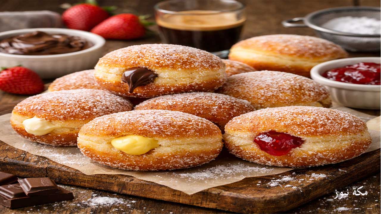 سر الدونتس الإيطالي المحشية بمذاق فاخر