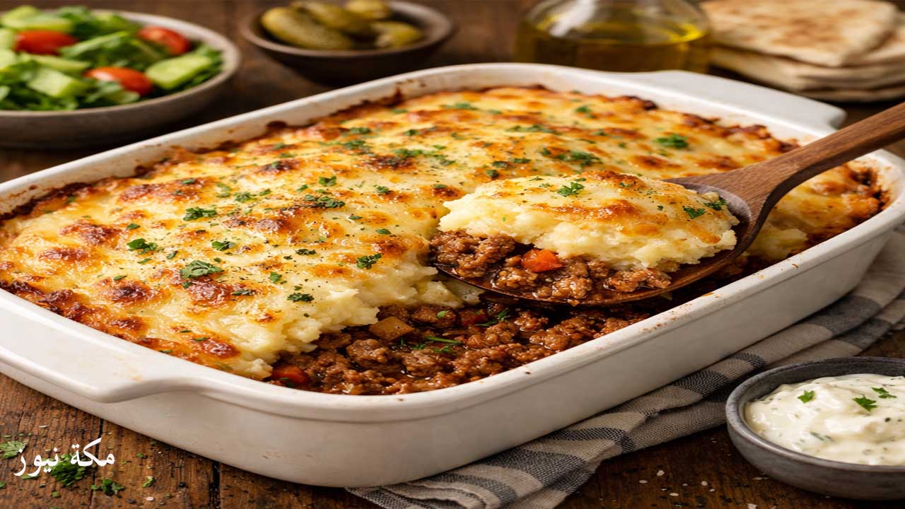 طريقة عمل صينية بطاطس باللحمة المفرومة بطعم ولا أروع