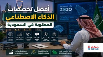أفضل تخصصات الذكاء الاصطناعي المطلوبة في السعودية | الوظائف الأعلى راتبًا