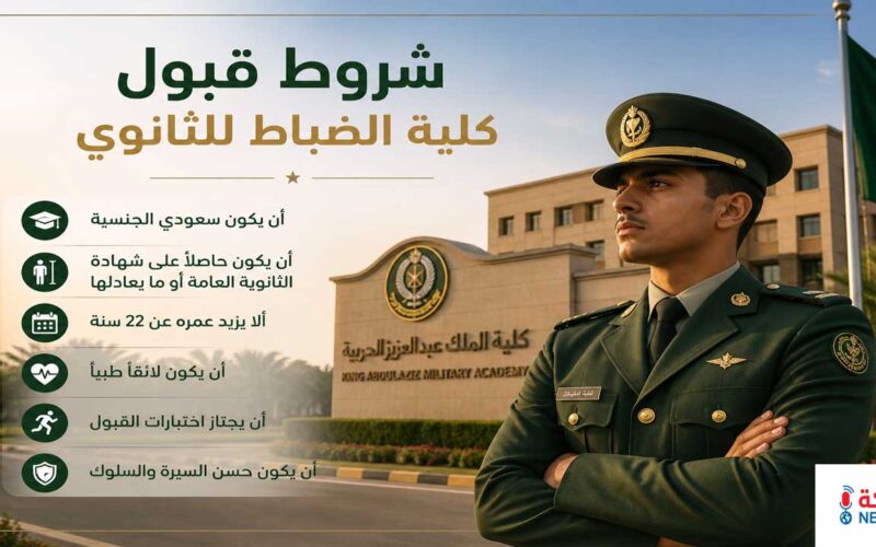 شروط قبول كلية الضباط للثانوي.. خطوات التقديم بكليات الضباط بالسعودية