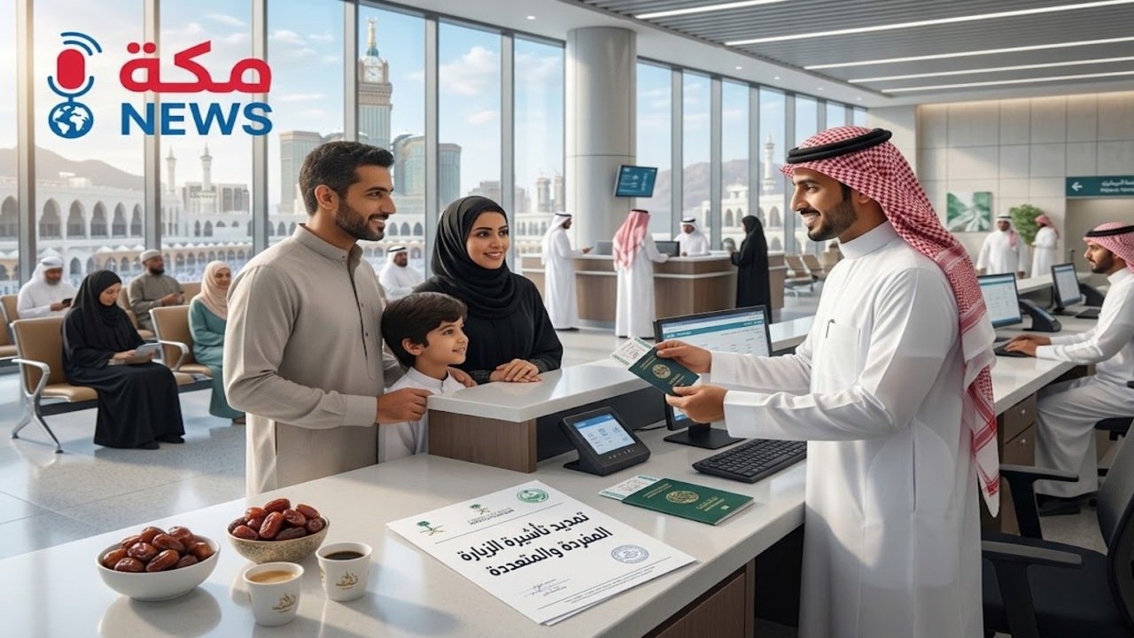 تمديد تأشيرة الزيارة المفردة والمتعددة عبر أبشر.. الخطوات والشروط