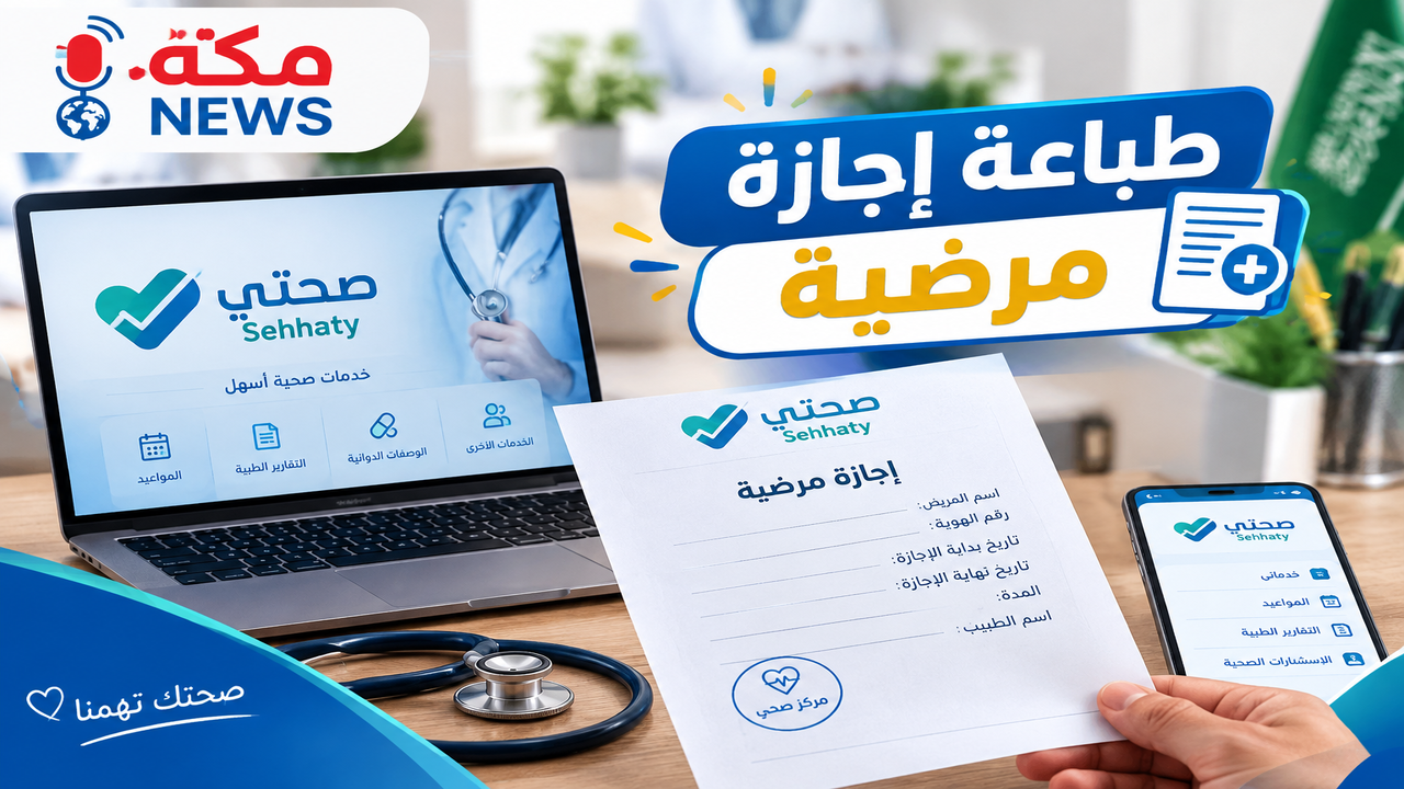 طباعة إجازة مرضية | الخطوات والشروط عبر صحتي